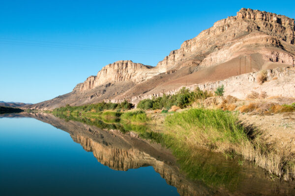 Sur la rivière Orange en Namibie